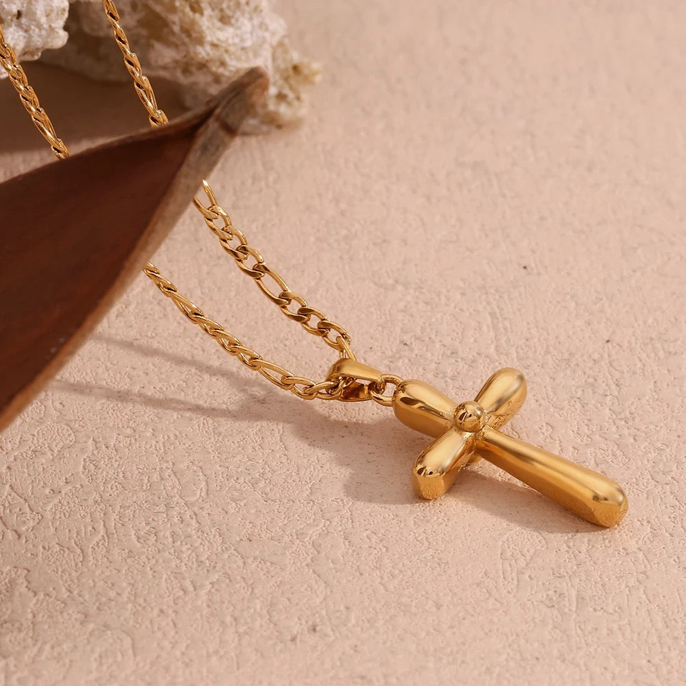 Delaney Cross Necklace - Alais Branche