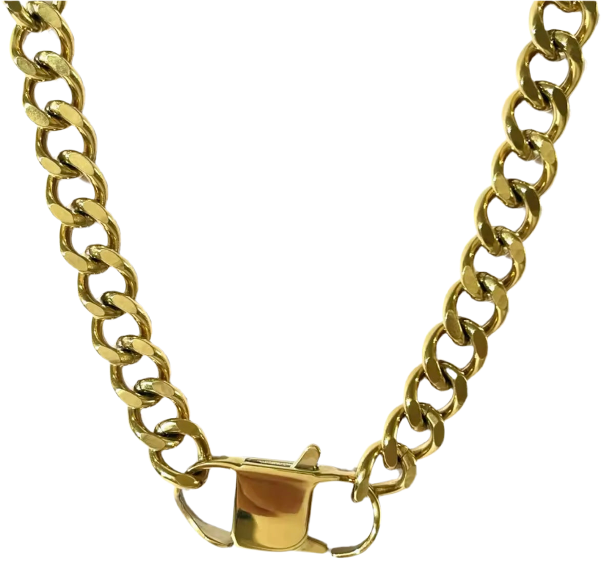 Orlina Lobster Clasp Cuban Chain Necklace - Alais Branche
