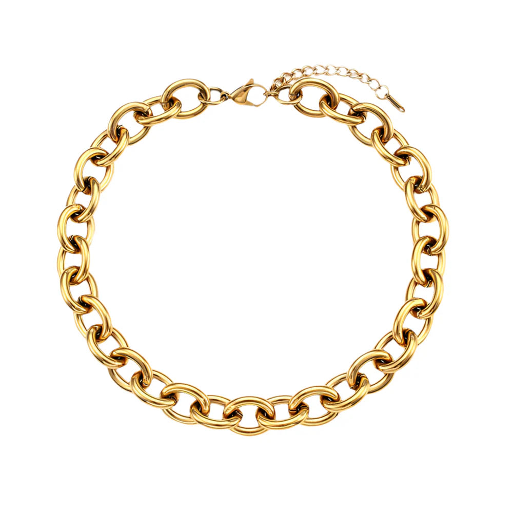 Adelise Chunky Links Necklace - Alais Branche