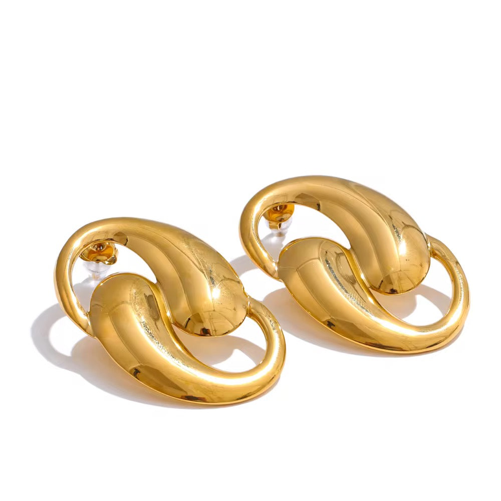 Quinn Swirl Earrings - Alais Branche