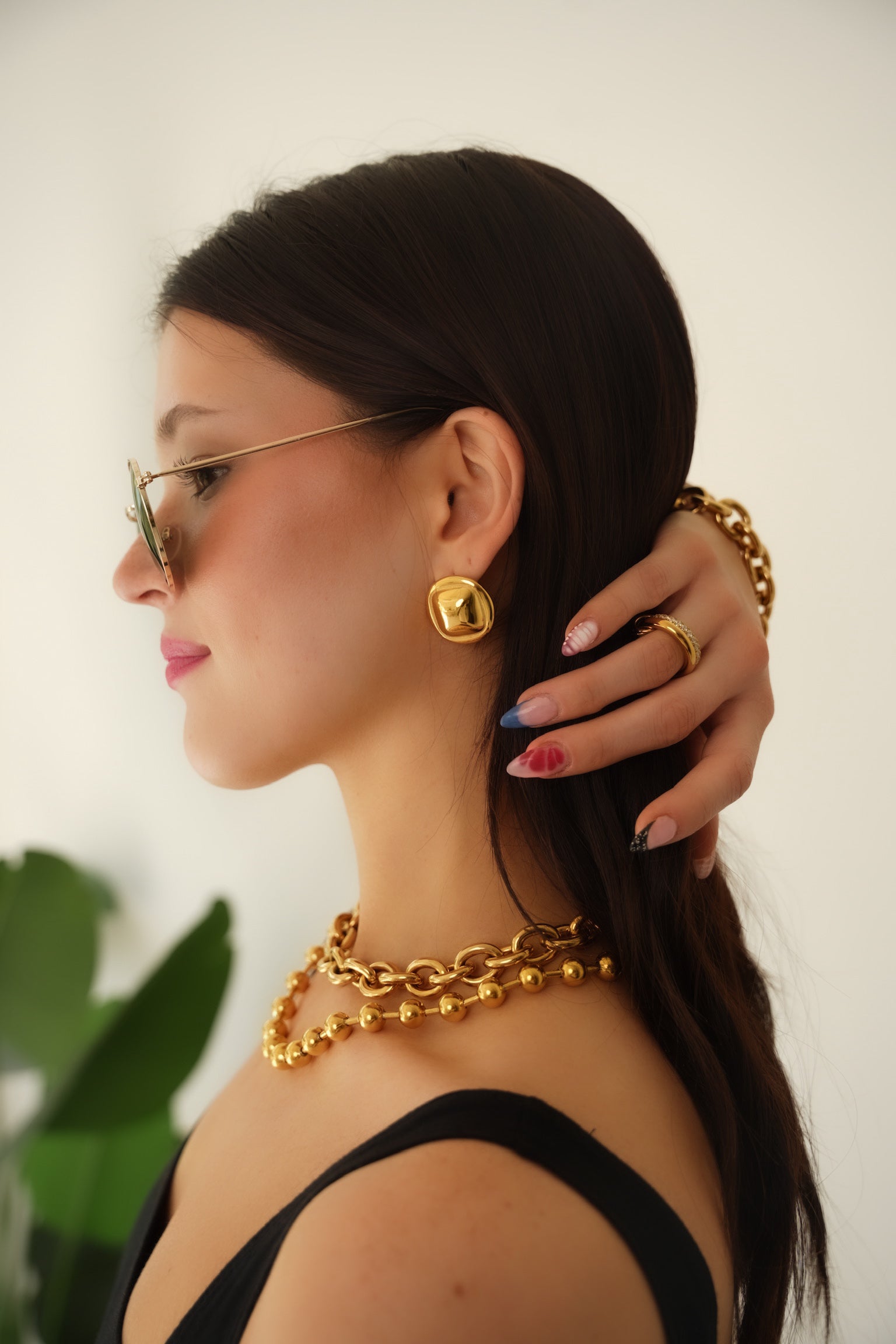 Juniette Circle Vintage Earrings - Alais Branche