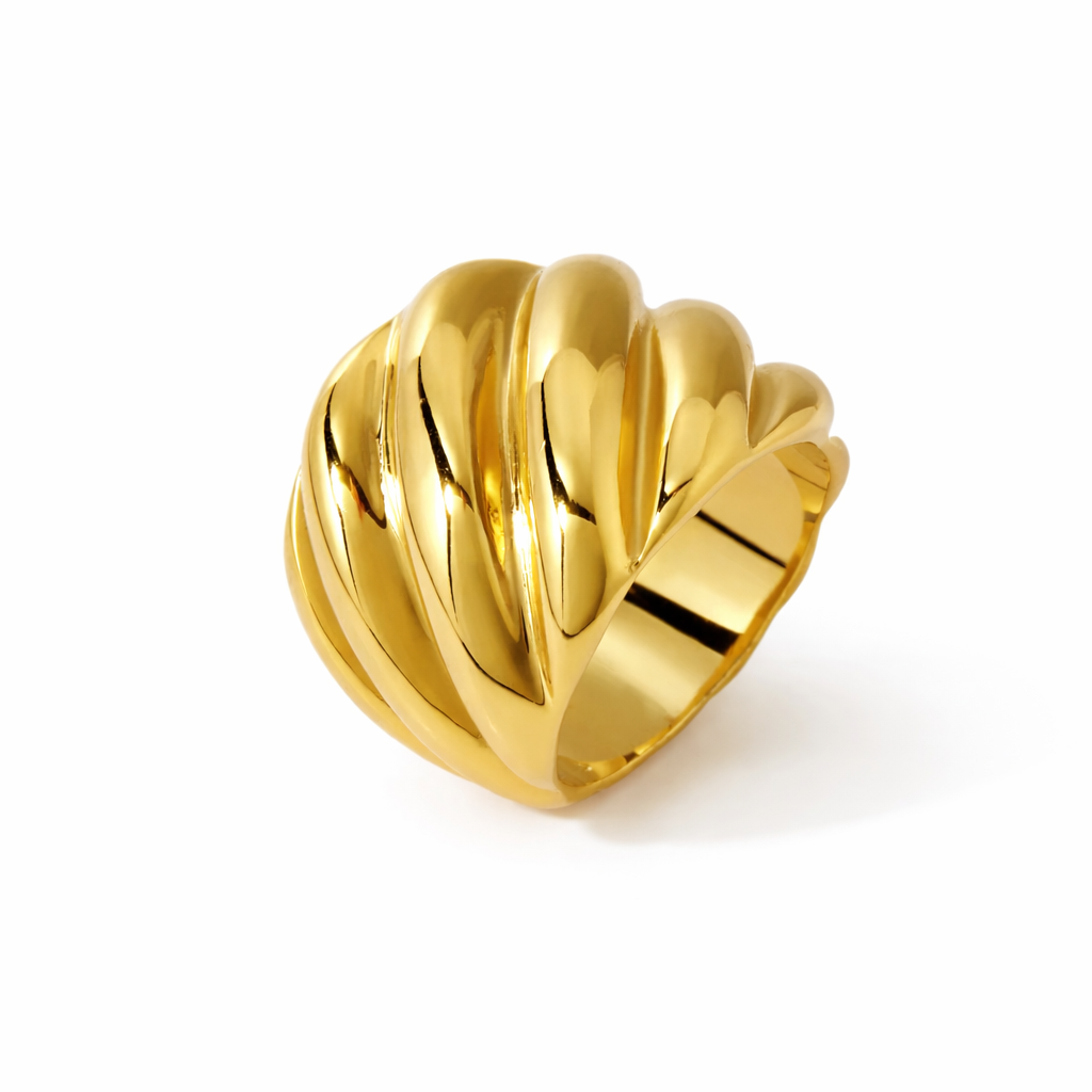 Jovi Ribbed Ring - Alais Branche