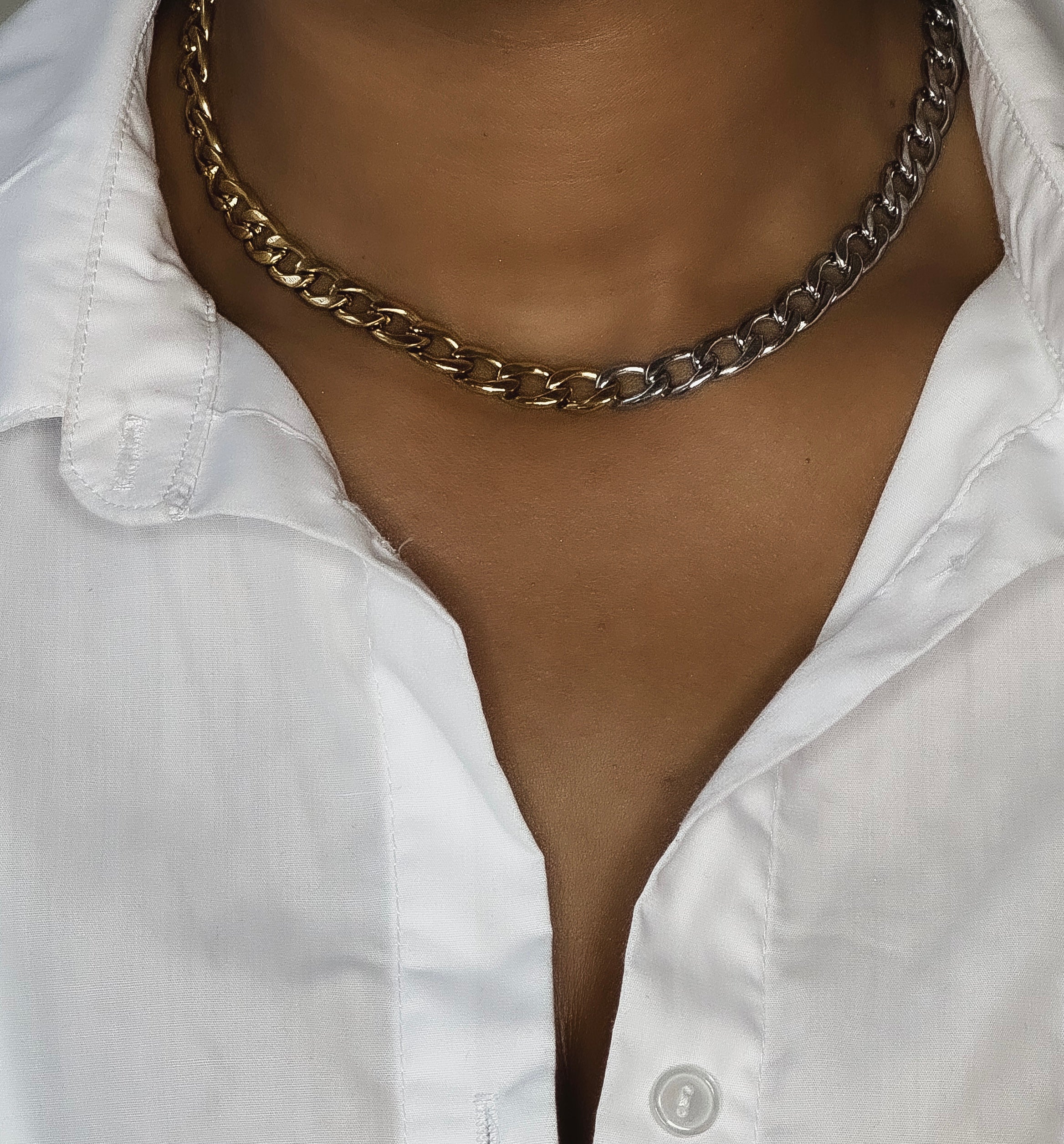 Aurora Cuban Chain Necklace - Alais Branche
