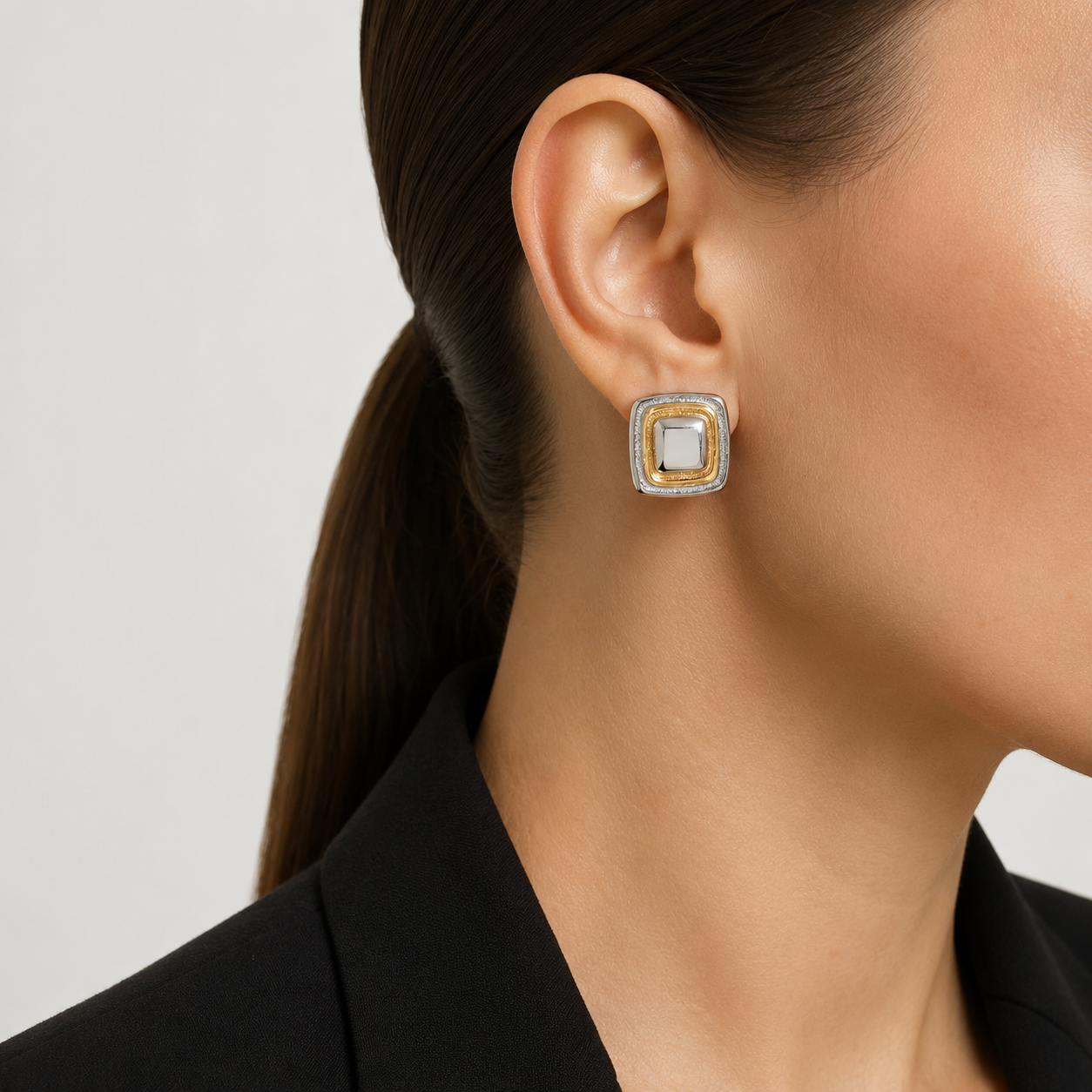 Noa Sqaure Earrings - Alais Branche