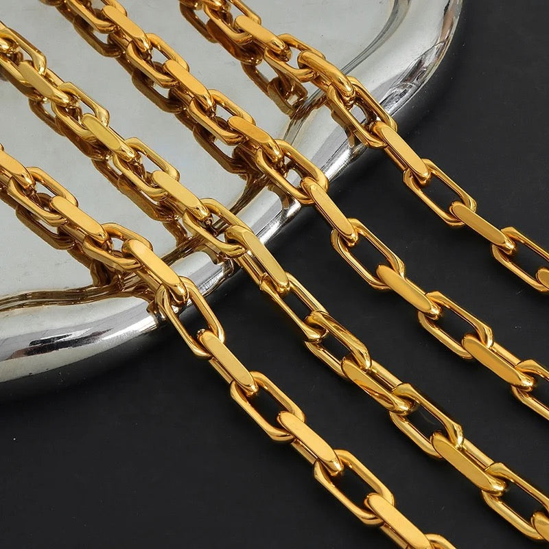 Emily Thick Link Chain Necklace - Alais Branche