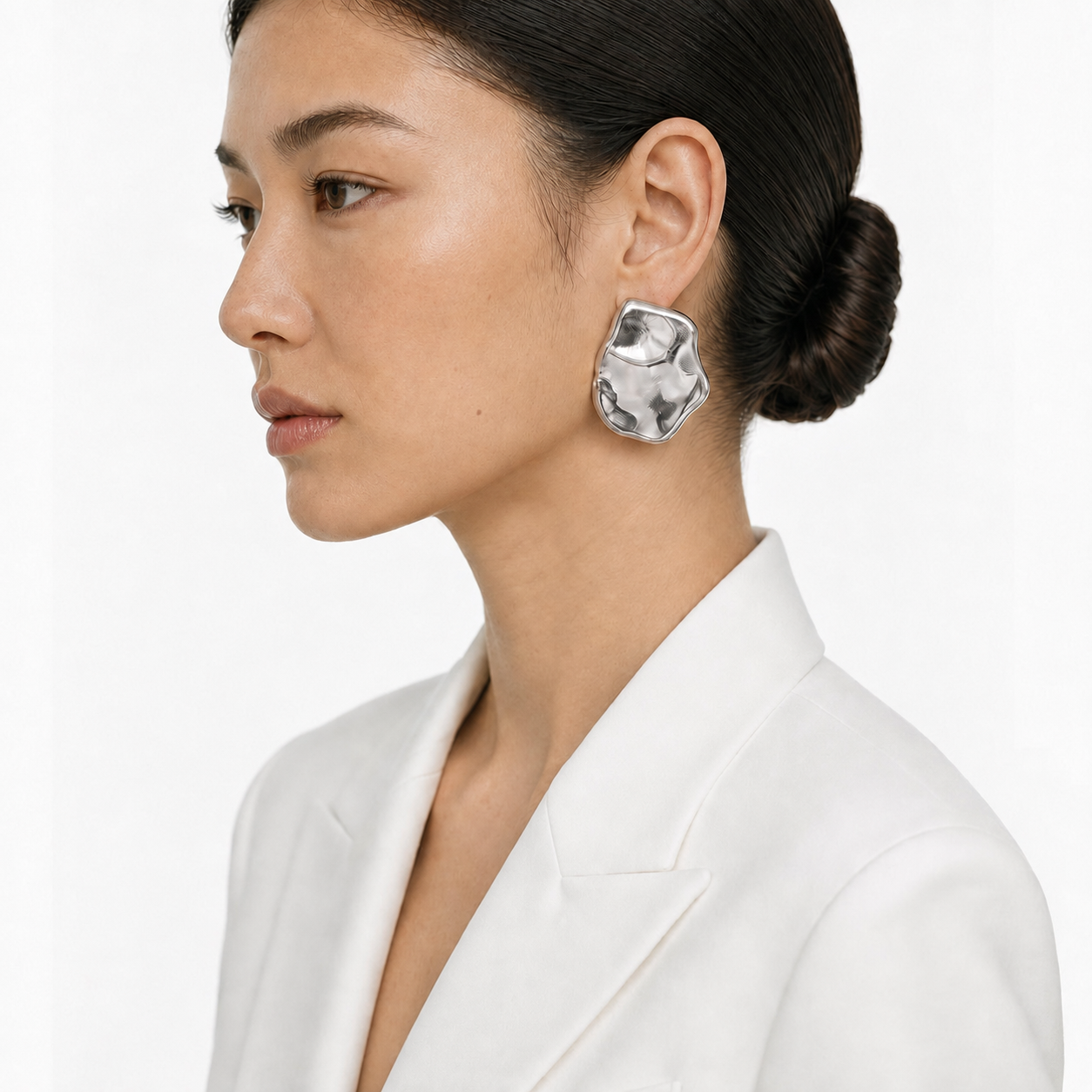 Hallie Wavy Statement Earrings - Alais Branche