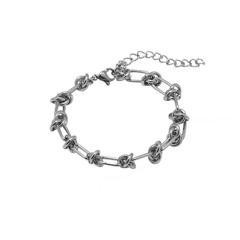 Delaney Knot "Silver" Bracelet - Alais Branche
