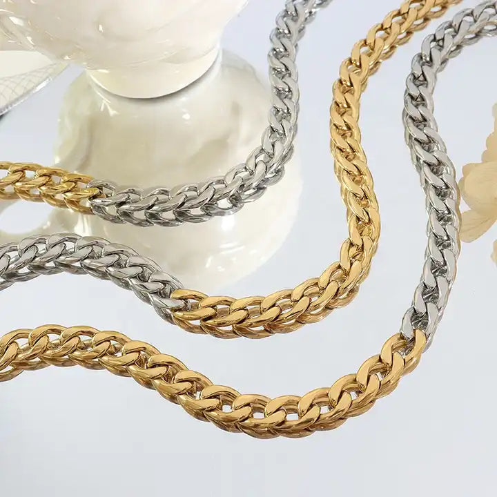 Aurora Cuban Chain Necklace - Alais Branche