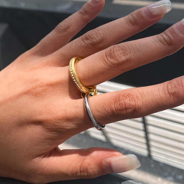 Nova Double Link Ring - Alais Branche