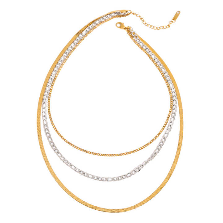 Vera 3 Layered Necklace - Alais Branche