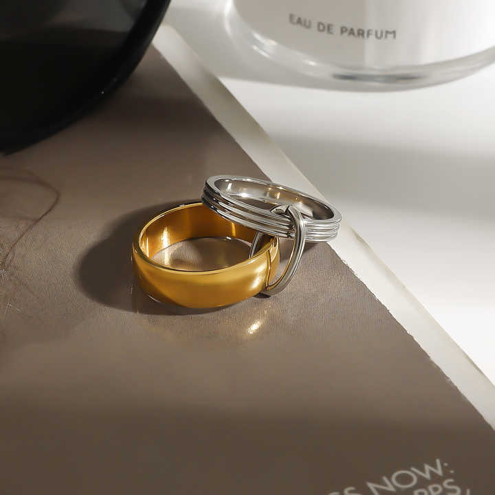 Sage Double Link Ring - Alais Branche
