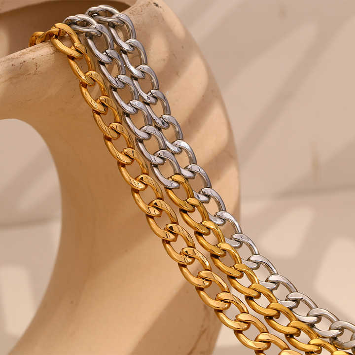 Milia Flat Cuban Link Chain - Alais Branche