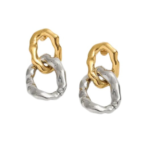 Rosie Dangle Link Earring - Alais Branche