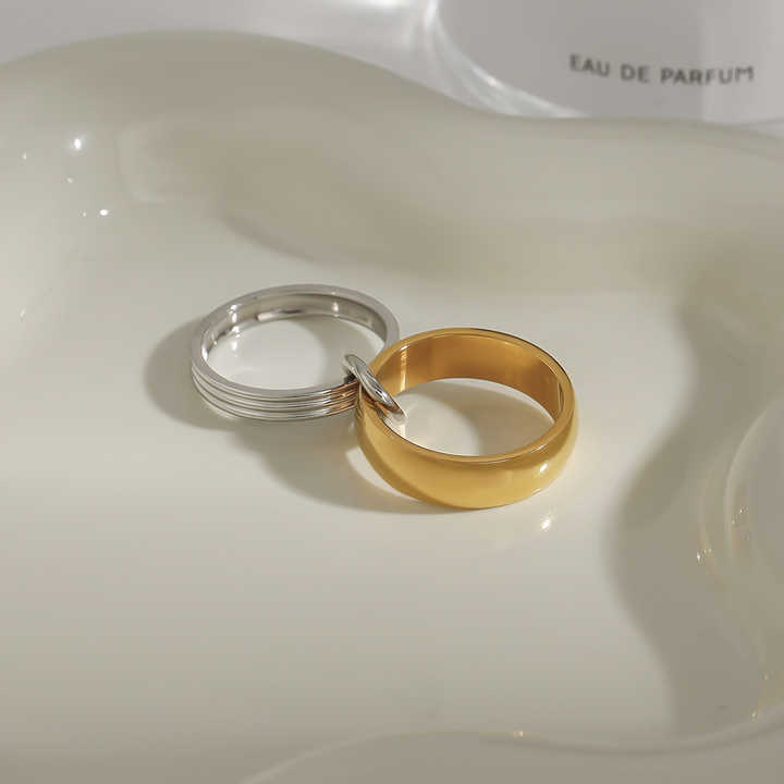 Sage Double Link Ring - Alais Branche