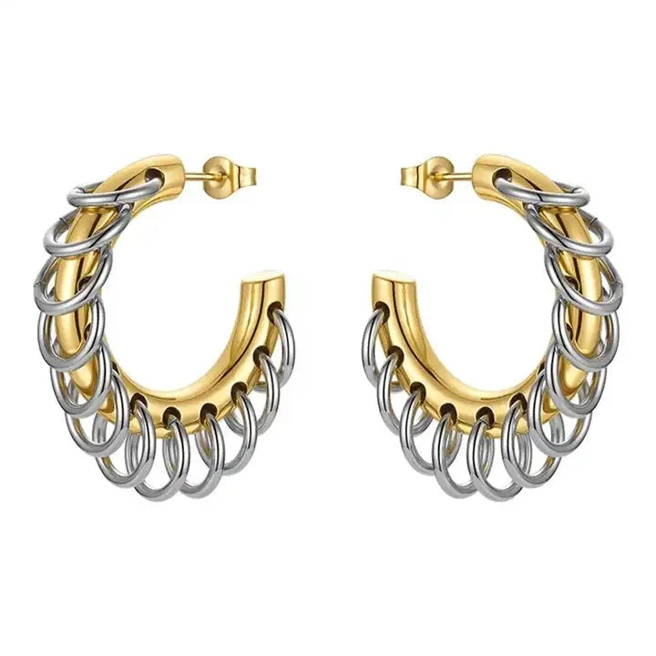 Evie C Shaped Earrings - Alais Branche