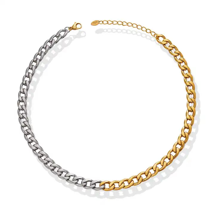 Aurora Cuban Chain Necklace - Alais Branche