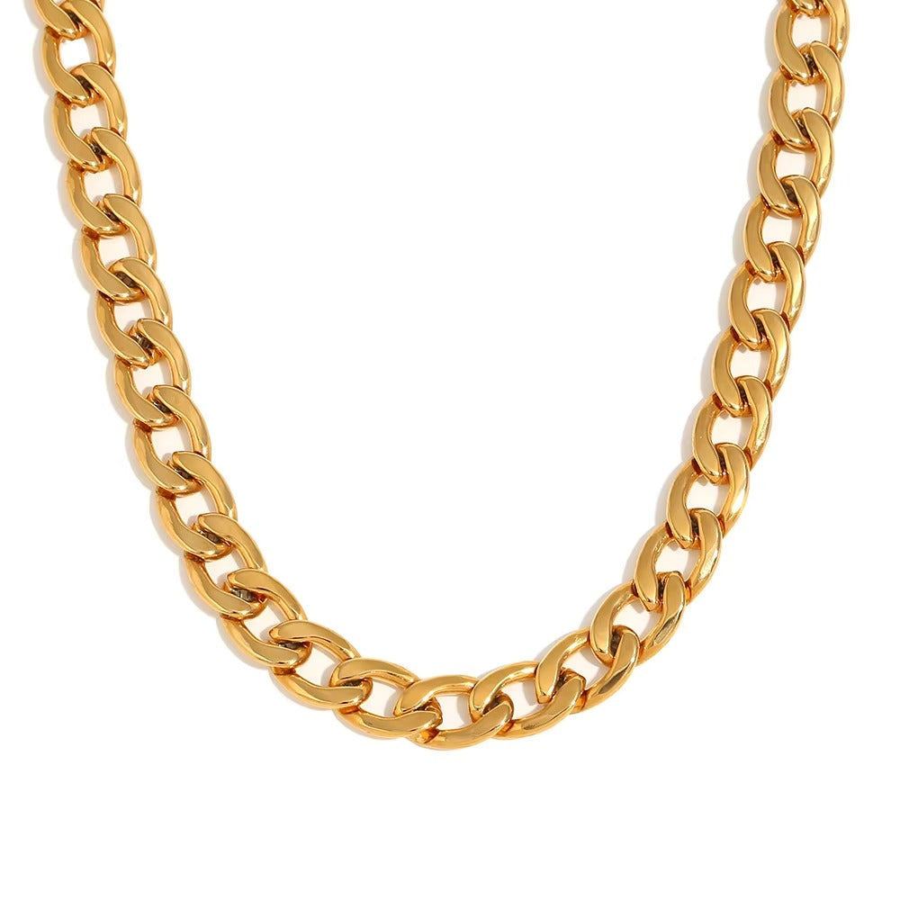 Milia Flat Cuban Link Chain - Alais Branche