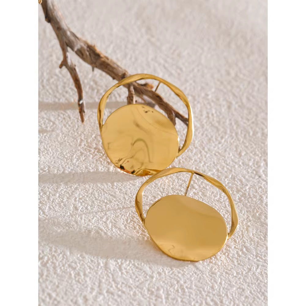 Jane Circle Earrings (Pre Order) - Alais Branche