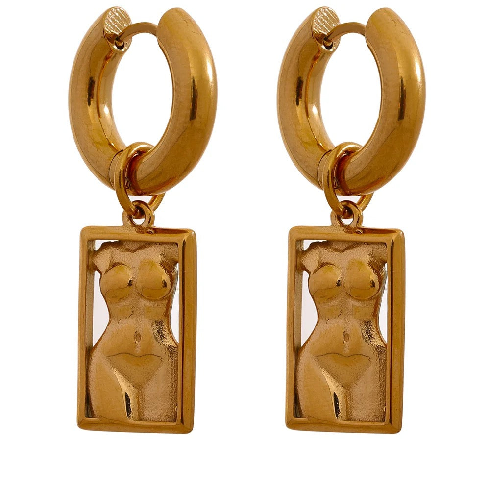 (Copy) Isabelle Love Hoop Earrings - Alais Branche