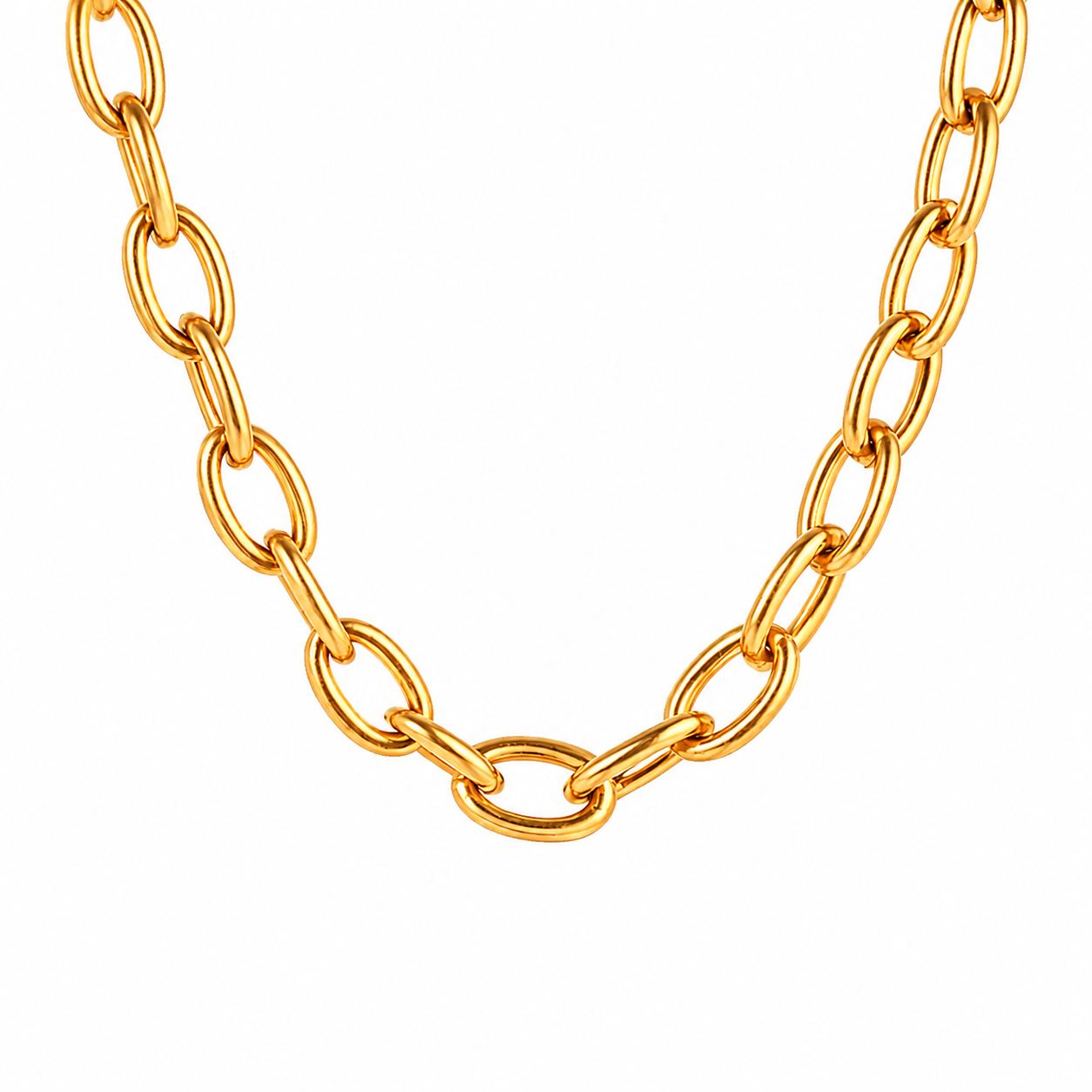 Calina Chunky Links Necklace - Alais Branche