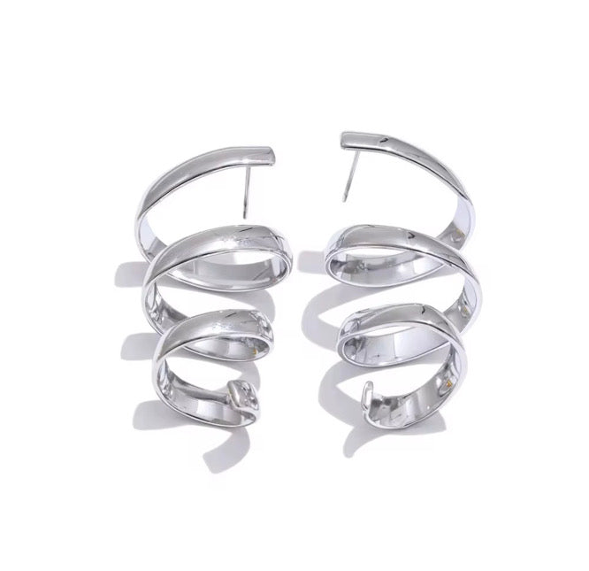 Jade Spiral Earrings - Alais Branche