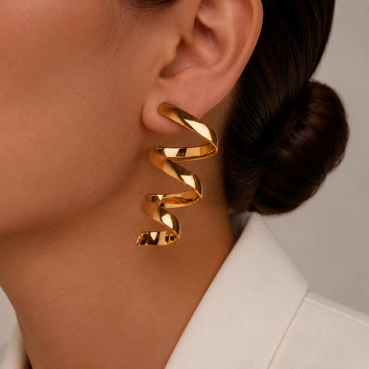 Jade Spiral Earrings - Alais Branche