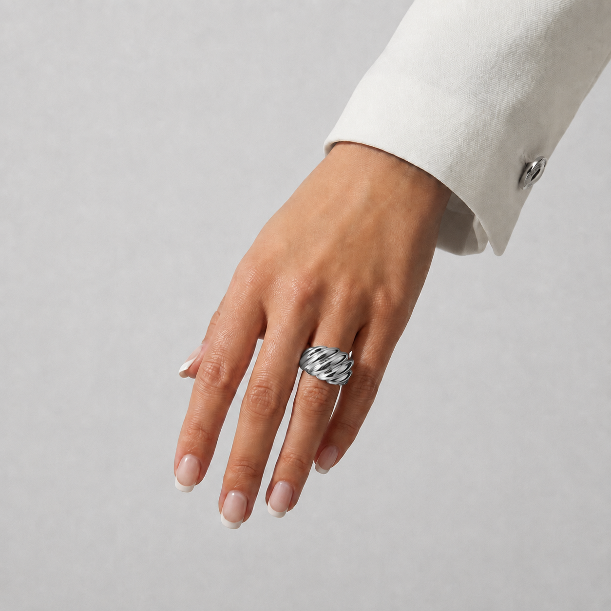 Jovi Ribbed Ring - Alais Branche