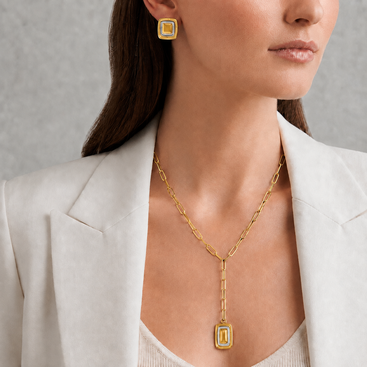 Noa Lariat Necklace - Alais Branche