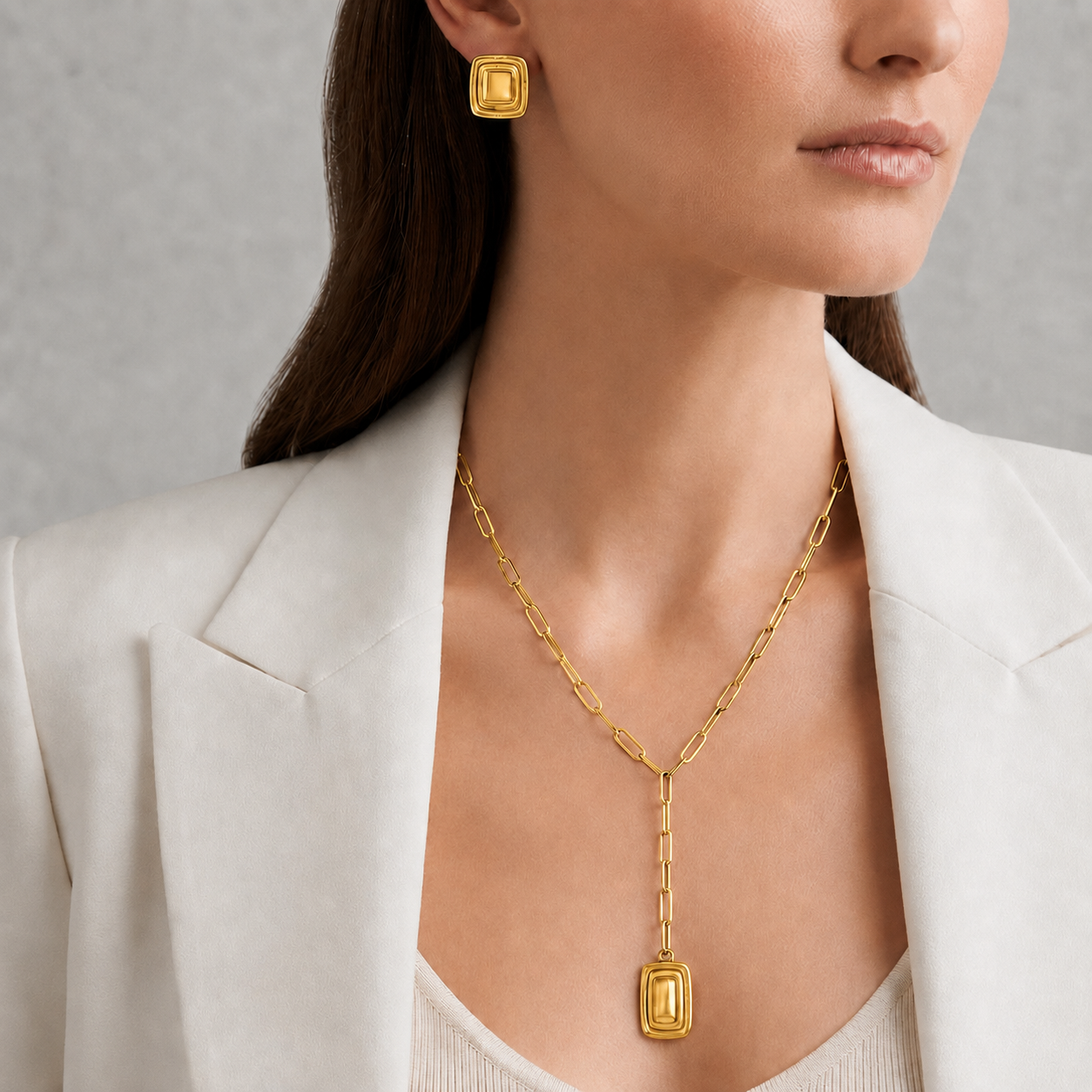 Noa Lariat Necklace - Alais Branche