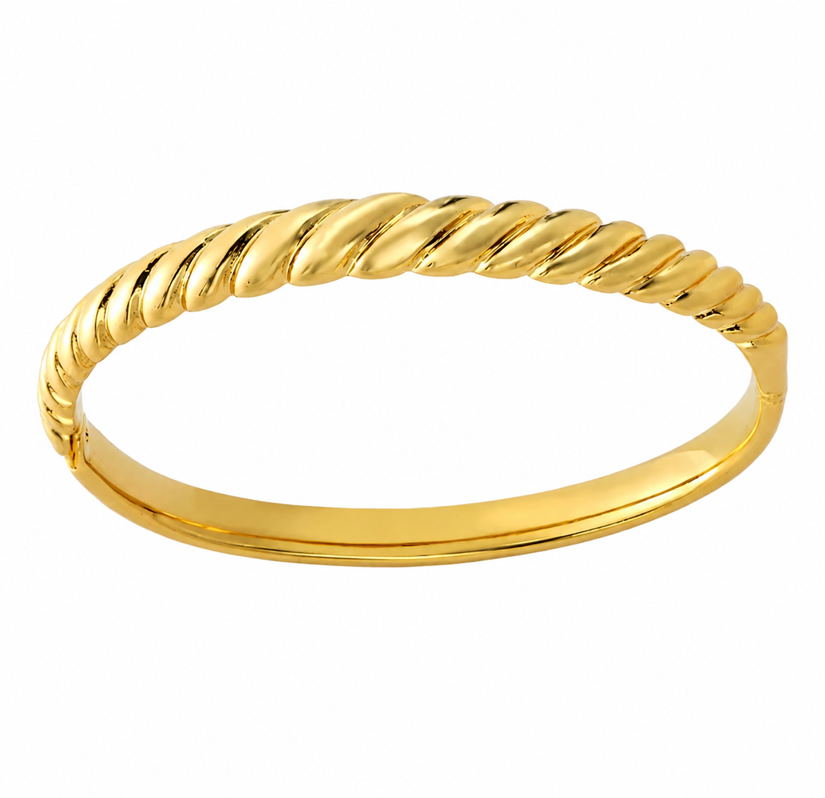 Jovi Ribbed Hinged Bracelet