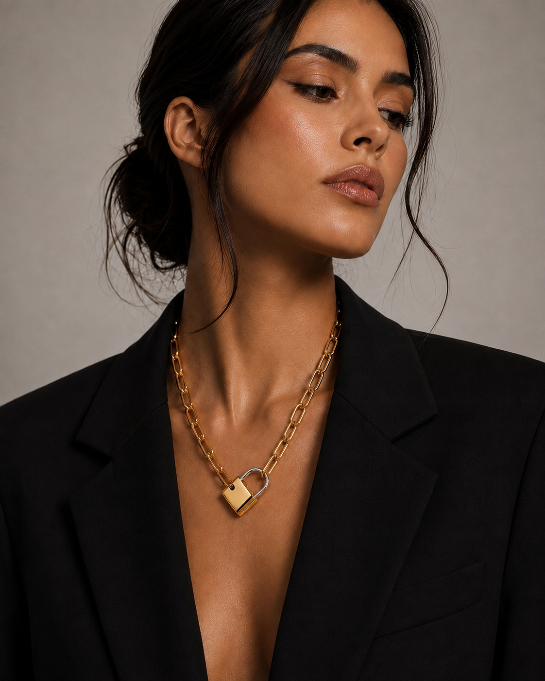 Scarlett Lock Necklace - Alais Branche