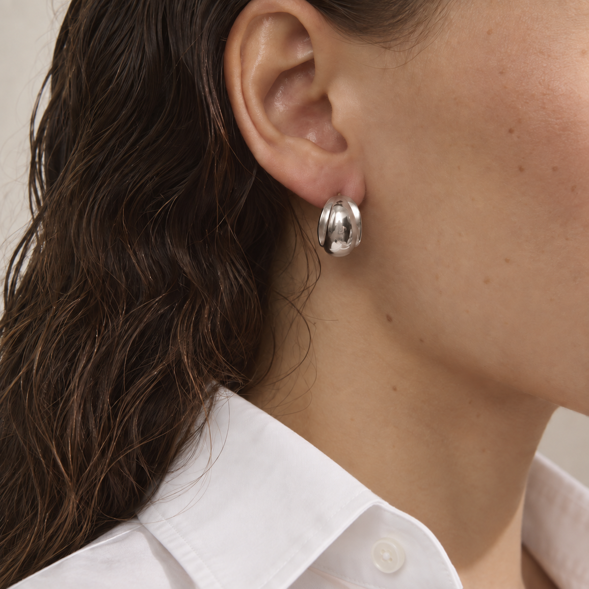Camryn Dome Stud Earrings