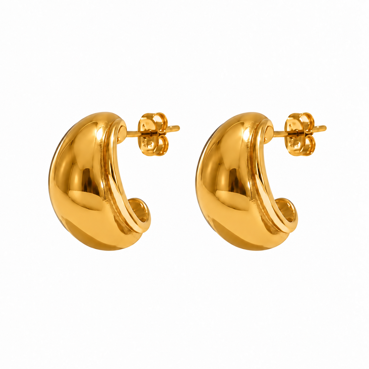 Camryn Dome Stud Earrings