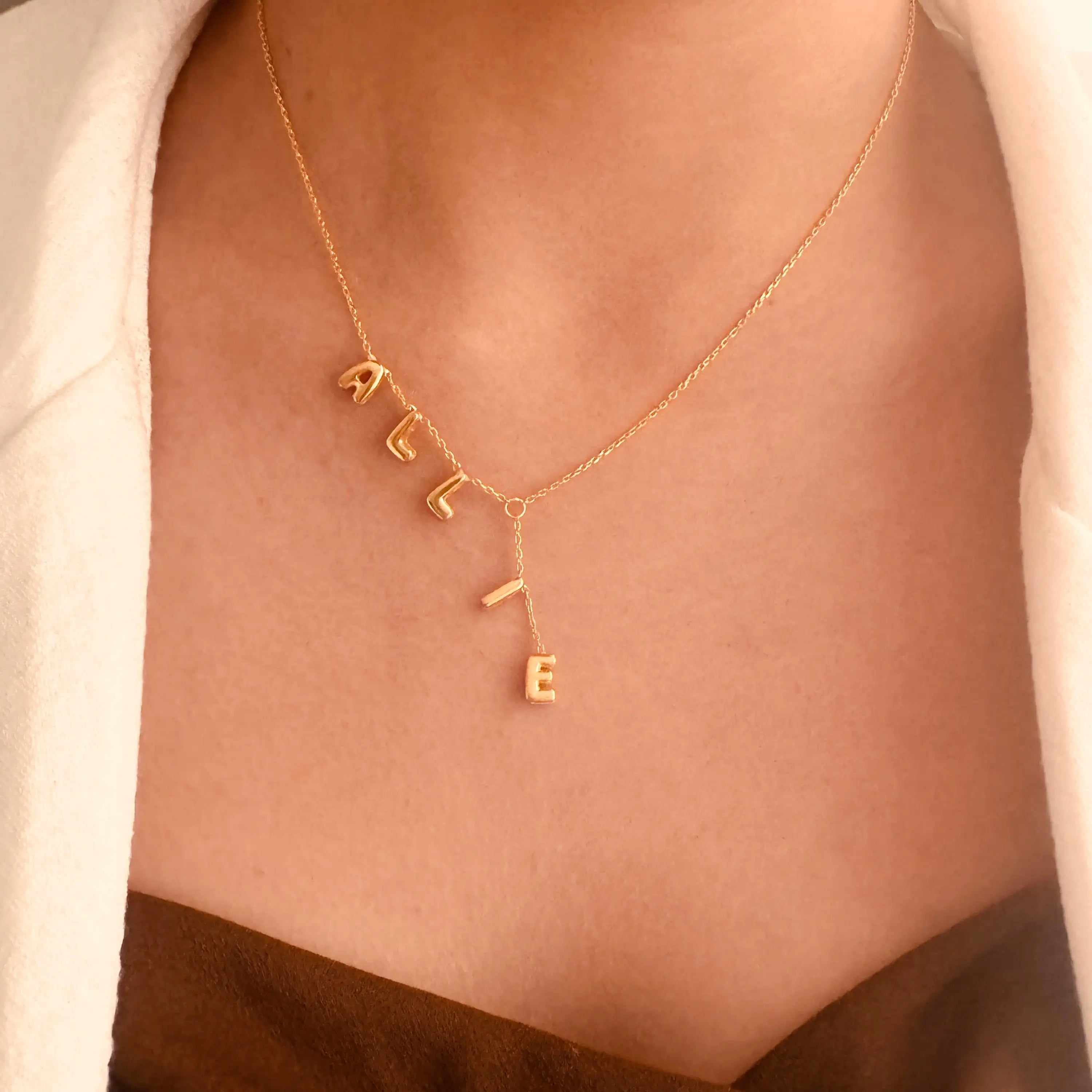 Allie Bubble Lariat Necklace - Alais Branche