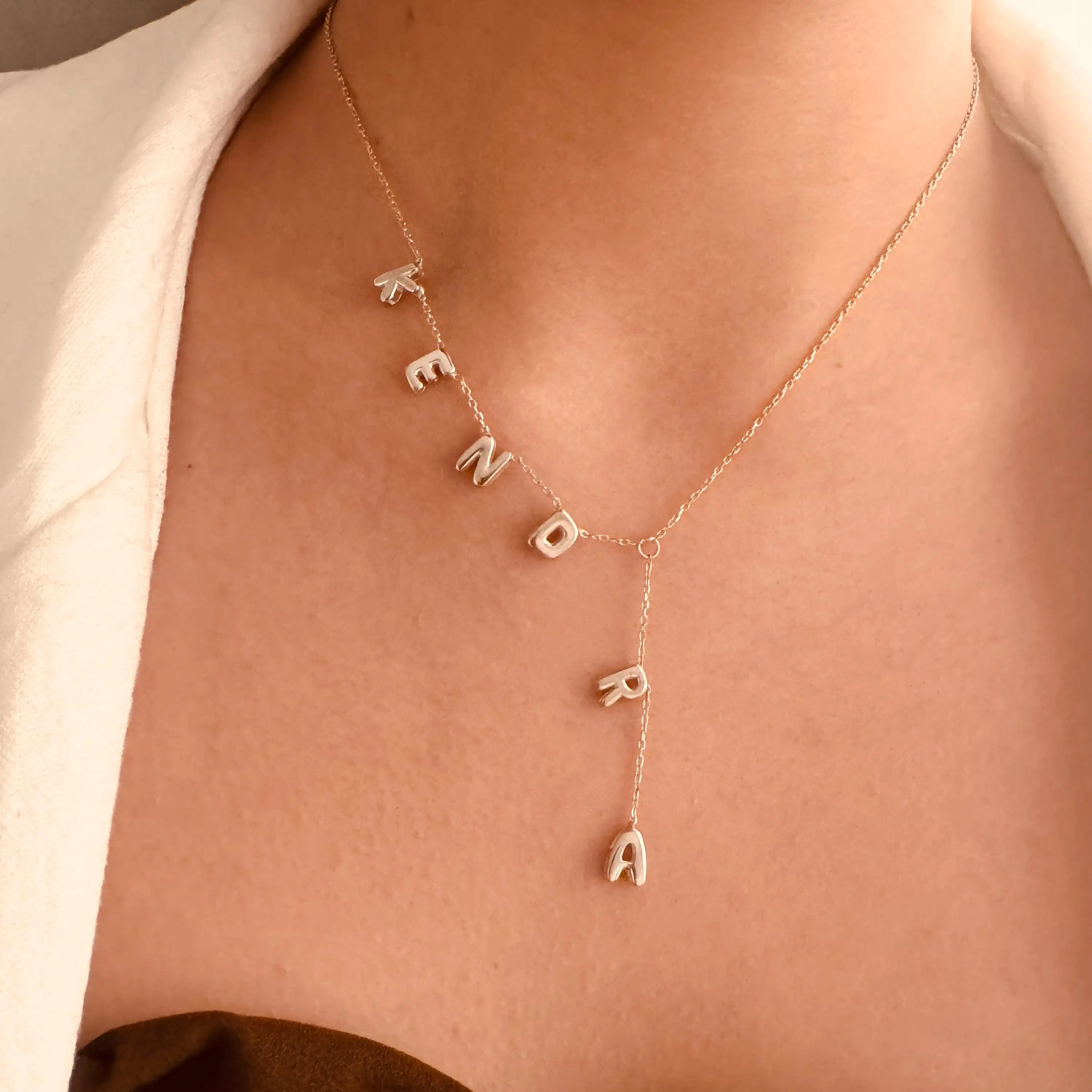 Allie Bubble Lariat Necklace - Alais Branche