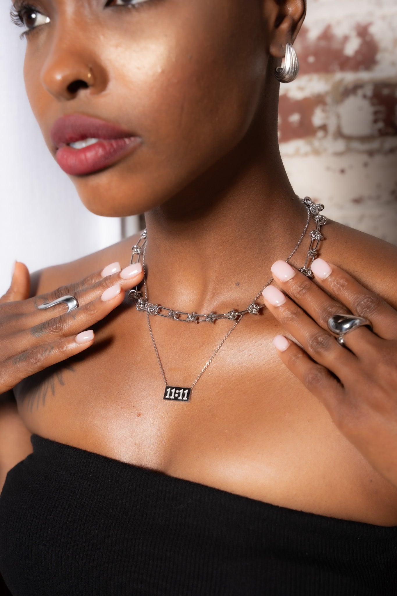 Mila "Silver" Chunky Open Ring - Alais Branche