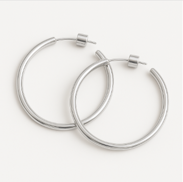 Hollow Chunky Hoop Earrings Wholesale Bulk Custom 18K Gold Plated Brass Jewelry Earrings Women Luxury Boucles D'oreilles En Gros - Alais Branche
